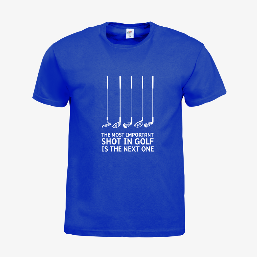 T-Shirt Herren Golfmotiv Fruit of the Loom Budget