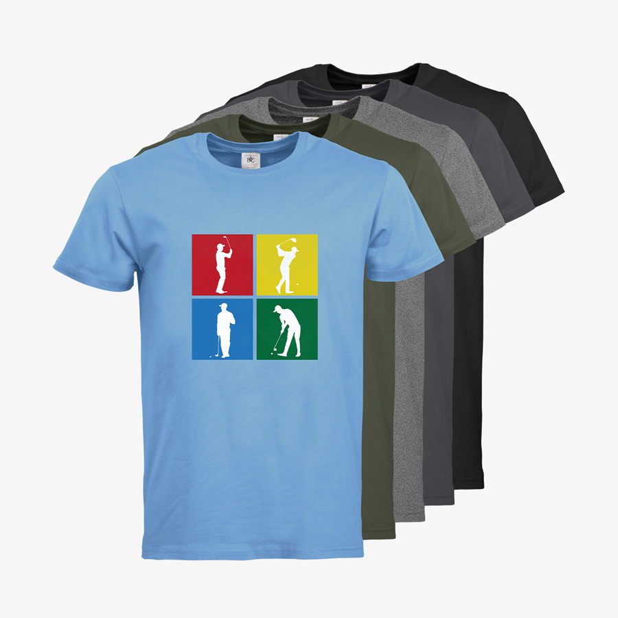 T-Shirts mit Standardmotiven Golf Herren Premium BC Collection Sortiment