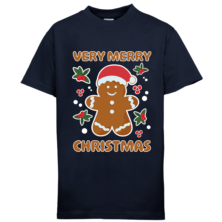 T-Shirt mit Standmotiv Weihnachten für Kinder BC Premium navy