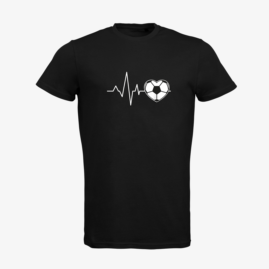 T-Shit mit Fussballmotiv BC Collection Organic Herren schwarz