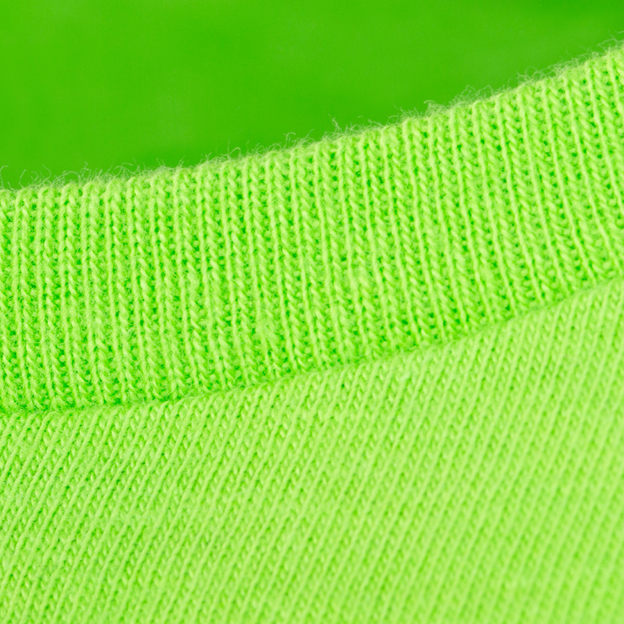 T-Shirt Damen Basic grün B&C Detail
