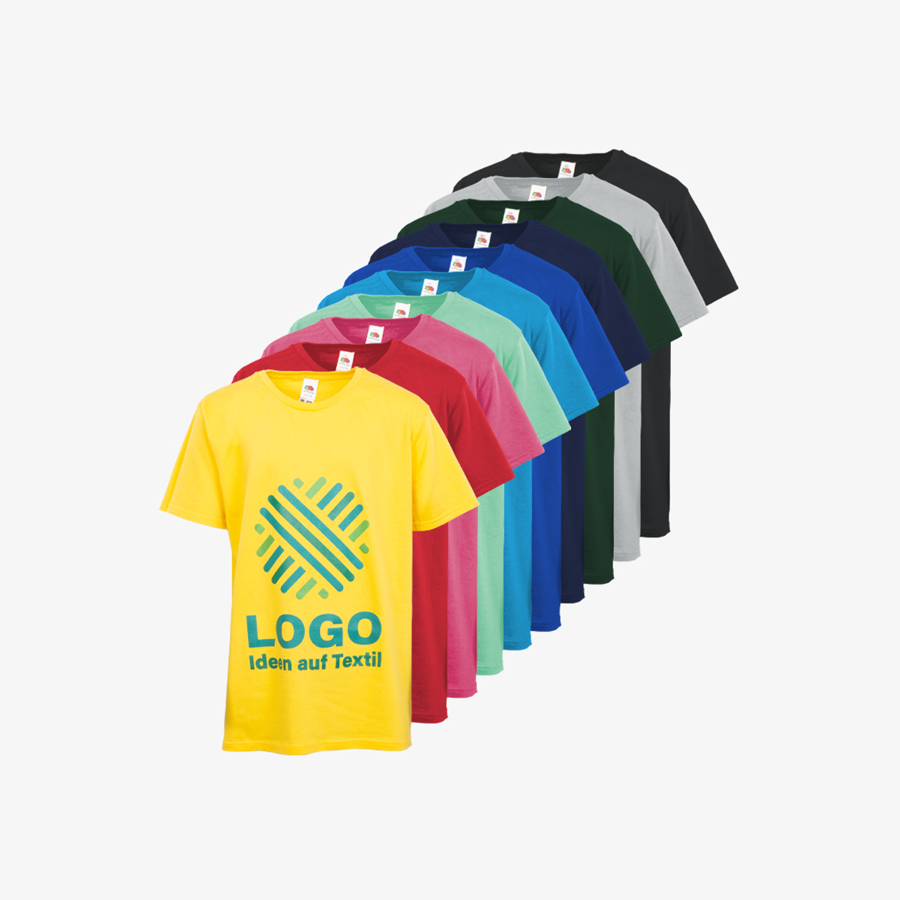 T-Shirts Kinder Premium bunt Fruit of the Loom Sortiment