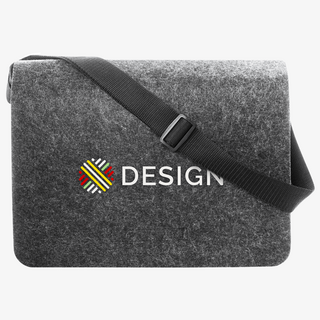 Umschlag-Laptoptasche aus RPET-Filz, mit vollfarbigen Druck