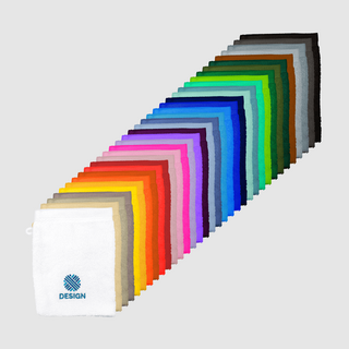 Waschlappen in der Grösse 16 x 21 cm in vielen Farben besticken lassen