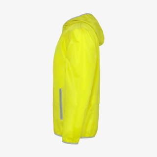 Neongelber Windbreaker von Roly für Kinder in der Seitenansicht