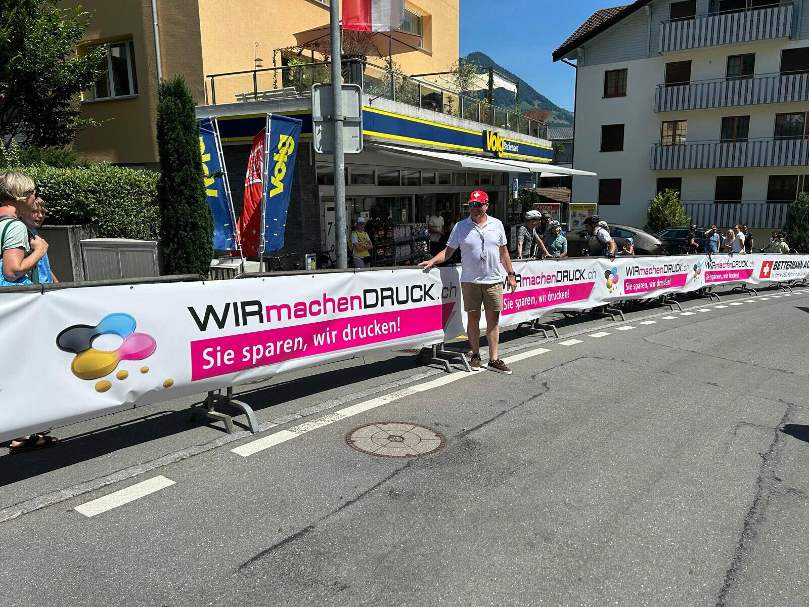 WIRmachenDRUCK Partnerschaft Sponsoring Tour de Suisse 2025