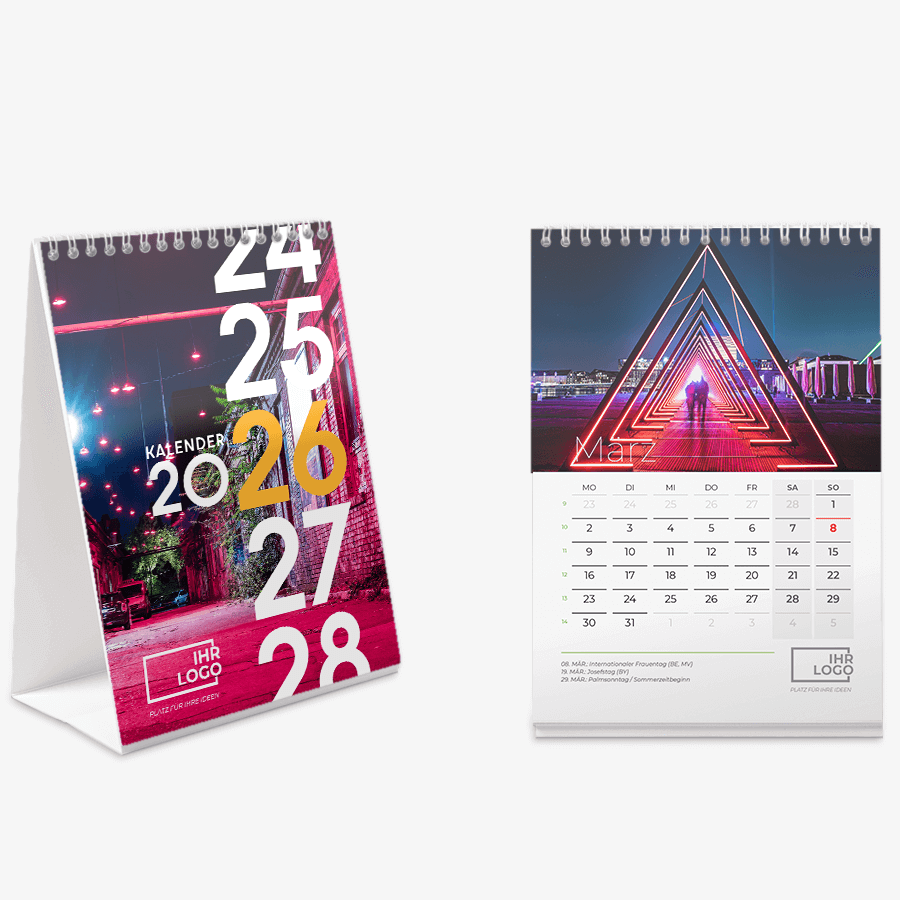 Kalendervorlagen 2026 Tischkalender