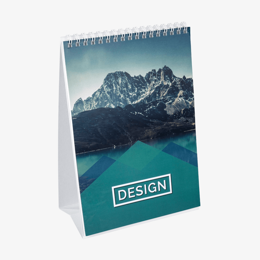 Individuell bedruckter Wochentischkalender im Hochformat, DIN A5