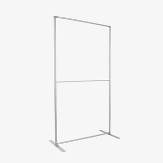 Stabiler Rahmen für werbewirksame Zipper-Banner Budget 100 x 200 cm