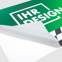 3D-Fahrzeugfolie Classic (rechteckig) bedruckt, mit Mattlaminat