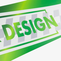 3D-Fahrzeugfolie Premium (Freiform) bedruckt, mit Glanzlaminat, Detail