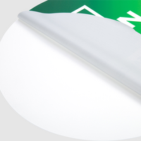 3D-Fahrzeugfolie Premium (rund) bedruckt, mit Mattlaminat