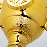 Pokal KANTHAROS gold auf Sockel, Gravur