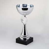 Pokal SCHALE silber auf Sockel, stehend