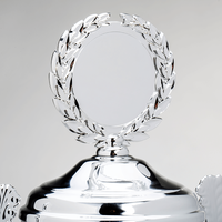 Pokal KÖNIGSAPFEL silber auf Sockelschild, stehend