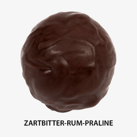 Fünfer Pralinenset, Zartbitter Rum