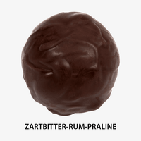 Zartbitter-Rum Praline