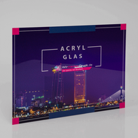 Acrylglasplatte, farbig bedruckt, Motiv