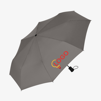 AC-Taschenschirm, 4/0-farbig, 2 Segmente bedruckt