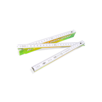 ADGA, hochwertiger 2-m-Holz-Zollstock, 4/0-farbig einseitig bedruckt