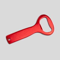 Flaschenöffner, blau, bedruckt