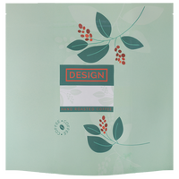 Aluminiumpapier-Standbodenbeutel 19 x 19 x 11 cm mit neutralem Boden und Ventil, 4-farbig bedruckt