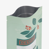 Aluminiumpapier-Standbodenbeutel 19 x 26 x 11 cm mit neutralem Boden und Ventil, 4-farbig bedruckt