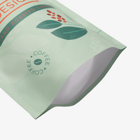 Aluminiumpapier-Standbodenbeutel 19 x 26 x 11 cm mit neutralem Boden und Ventil, 4-farbig bedruckt