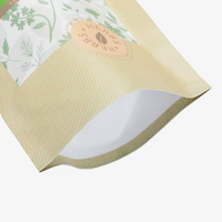 Aluminiumpapier-Standbodenbeutel 24 x 31 x 10 cm mit neutralem Boden, 4-farbig bedruckt