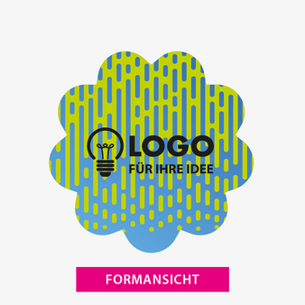 Stanzform, farbig bedruckt, Form