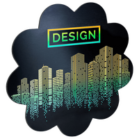 Aluminiumverbundplatte schwarz gebürstet, konturgefräst, 4-farbig + weiß hinterlegt