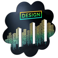 Aluminiumverbundplatte schwarz gebürstet, konturgefräst, 4-farbig + weiß hinterlegt