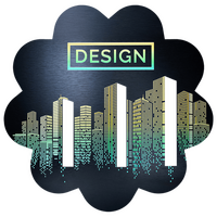 Aluminiumverbundplatte schwarz gebürstet, konturgefräst, 4-farbig + weiß hinterlegt