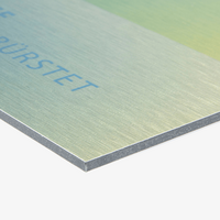 Aluminiumplatte, farbig bedruckt, details