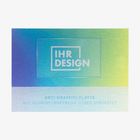 Aluminiumplatte, farbig bedruck, Motiv