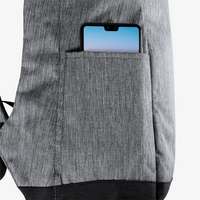 Anti-Diebstahl-Rucksack mit integriertem USB-Anschluss, Seitenfach