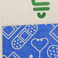 Apothekertasche 22 x 26 cm, 3-farbig, beidseitig bedruckt