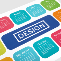 Arbeitskalender, DIN A4 quer (29,7 x 21,0 cm), 1-seitig bedruckt