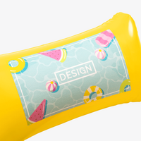 Aufblasbares glattes Strandkissen