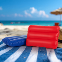 Aufblasbares Strandkissen mit Luftkammern, ohne Werbeanbringung