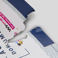 Aufkleber farbig bedruckt, rechteck, liegend 