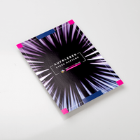 Aufkleber stark klebend, rechteck, farbig betruckt