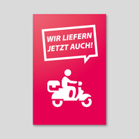 Aufkleber, farbig bedruckt, Motiv