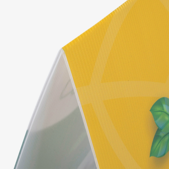 Aufsteller aus Hohlkammerplatte detail7