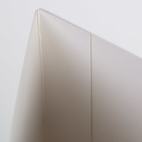 Aufsteller, farbig bedruckt, stehend, Details