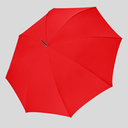 Stockschirm, farbig, aufgespannt