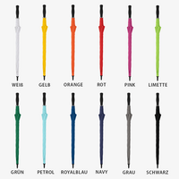 Automatik-Golfschirm, 4/0-farbig, 2 Segmente bedruckt