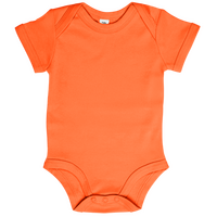 Babybody Kurzarm, Organic, Farbe Orange