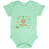Babybody Kurzarm, Organic, Bedruckt