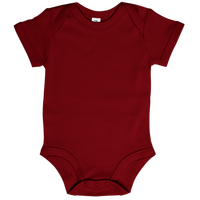Babybody Kurzarm, Organic, Farbe Burgund